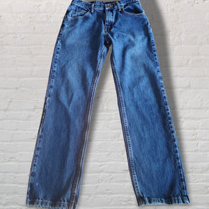 Wrangler Five Star Premium Denim Regular Fit Jean in Dark Stonewash 34 x34